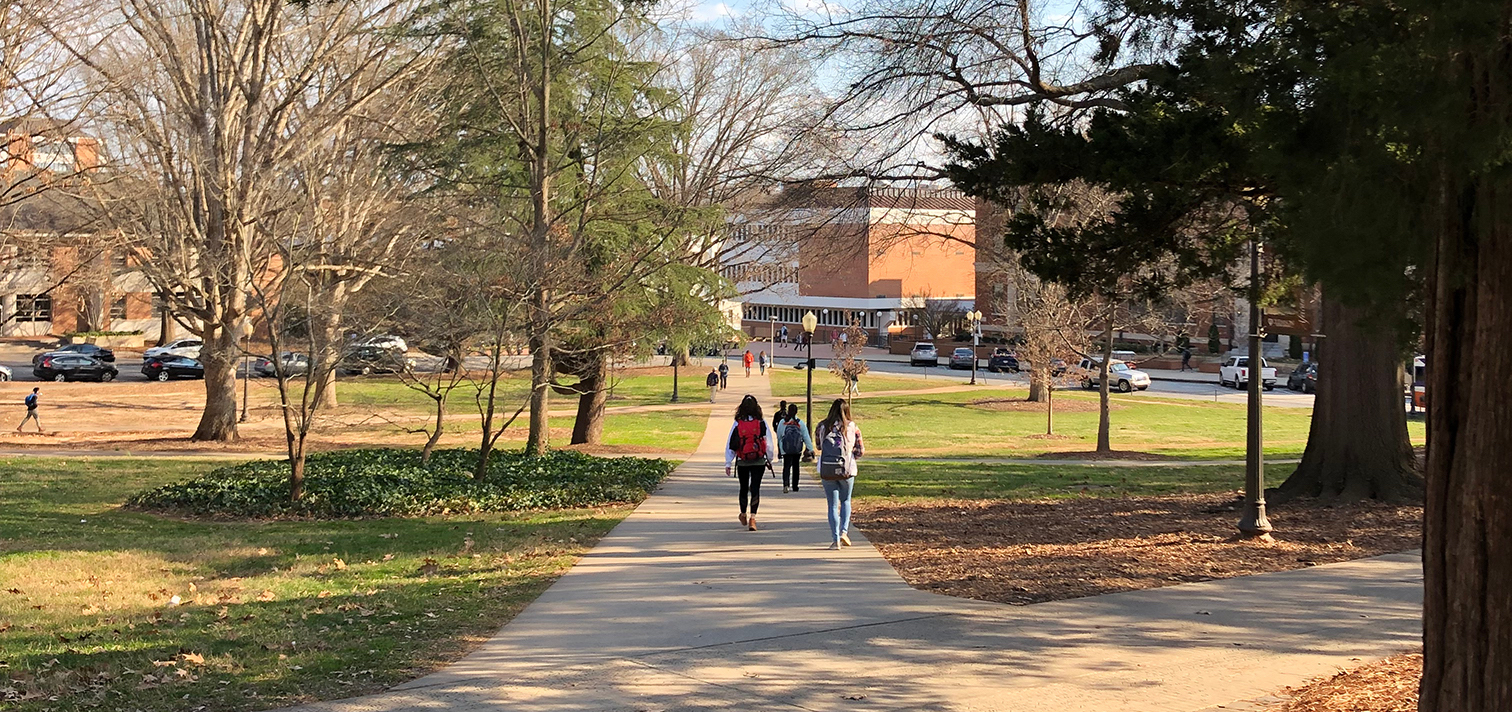 Clemson Students Walking