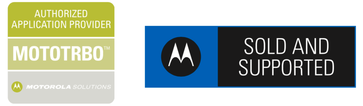 Mototrbo Authorized Application Provider and Motorola Sold and Supported