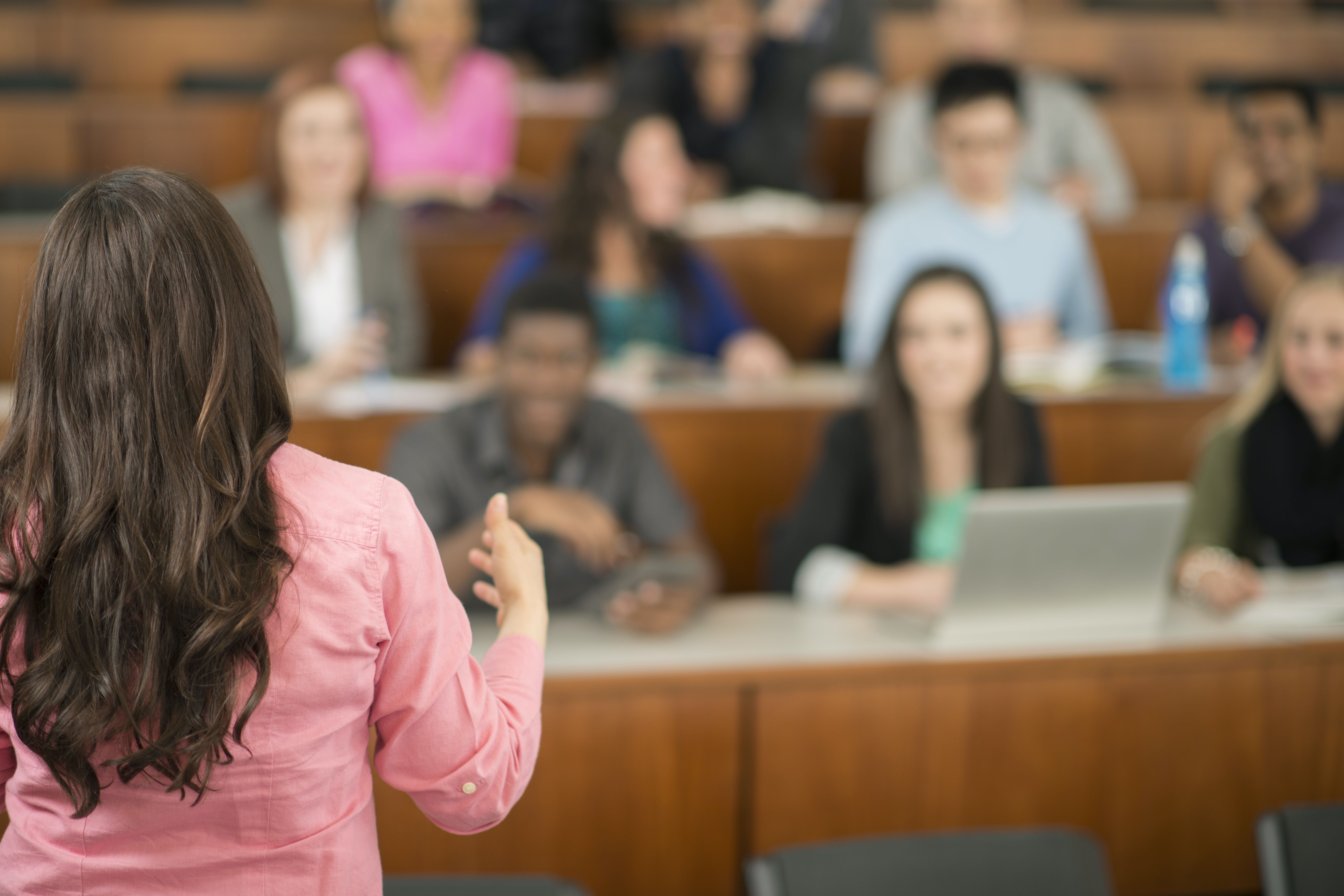 Professor in Class