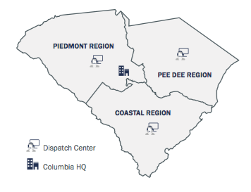 SC Forestry Regions